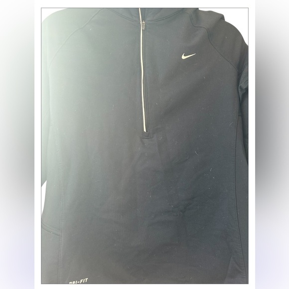 NIKE DriFit Hooded Longsleeve Half Zip - Picture 3 of 6